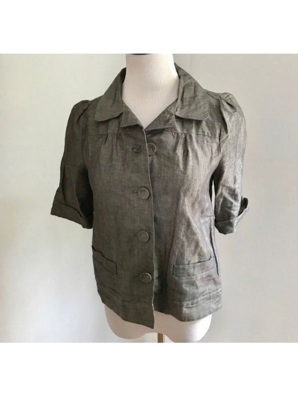 New! XXI Large Button Spring Jacket Sz M